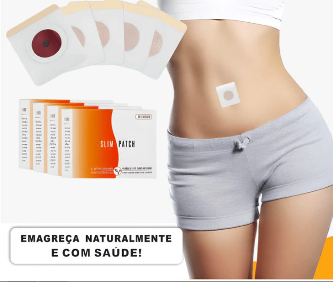 Slim Patch™ ORIGINAL - Adesivo Detox Para Emagrecimento - 100% Natural