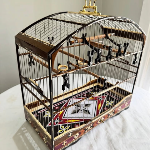 Gaiola Semiluxo para Coleiro e pássaros pequenos