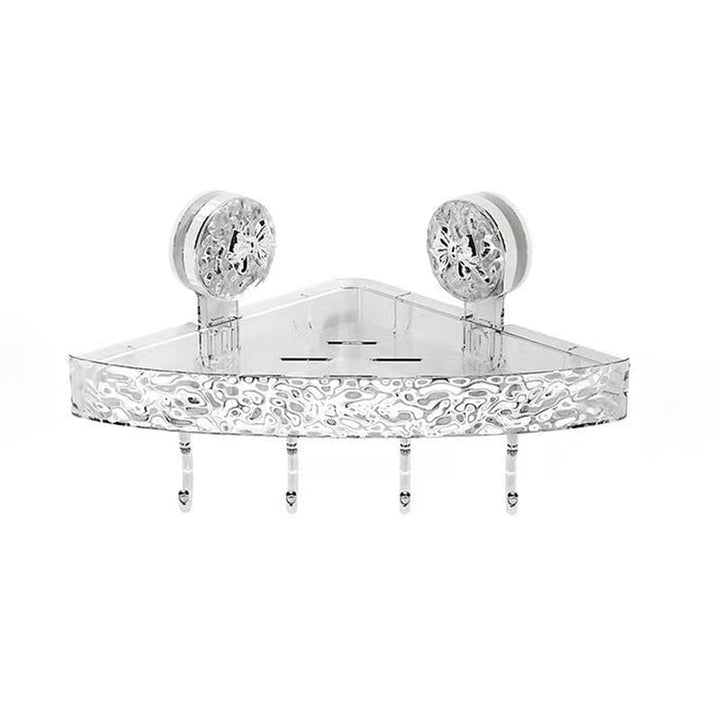 Prateleira de armazenamento leve e luxuosa sem perfuração - Kit  2 unidades