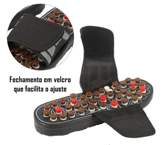 Chinelo de Acupressão Reflexológico