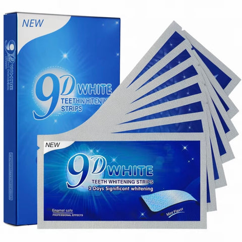 WhiteSmile 9D – Tiras para Clareamento Dental em Casa