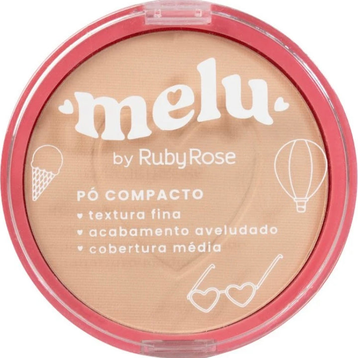 Pó Compacto Facial de Alta Cobertura e à Prova D'água