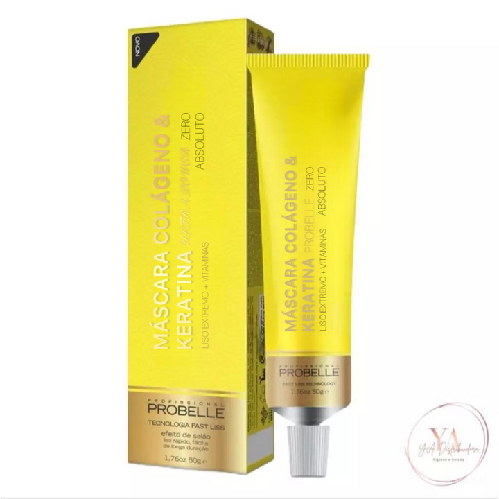 Máscara de Alisamento instantâneo a base de Colágeno & Keratina