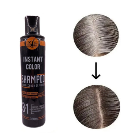 Shampoo Instant Color 3 em 1: Cor Natural em Segundos