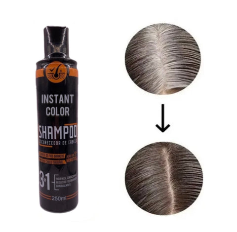 Shampoo Instant Color 3 em 1: Cor Natural em Segundos