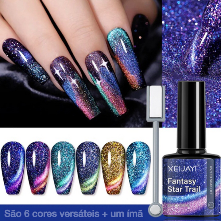 Esmalte Cat Eye Magnético + Ímã / Pague 1 leve 5